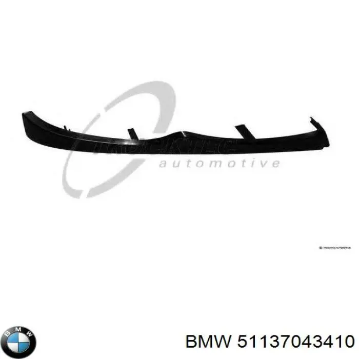 51137043410 BMW вія (накладка правої фари)