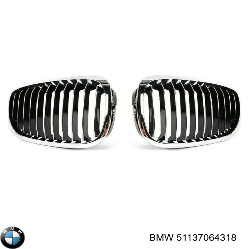 51137064318 BMW решітка радіатора права
