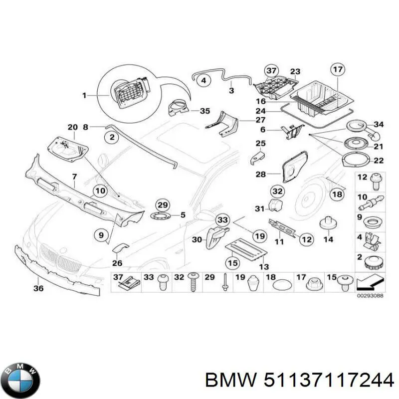  BMW 51137117244 ціна, від 22.57 USD