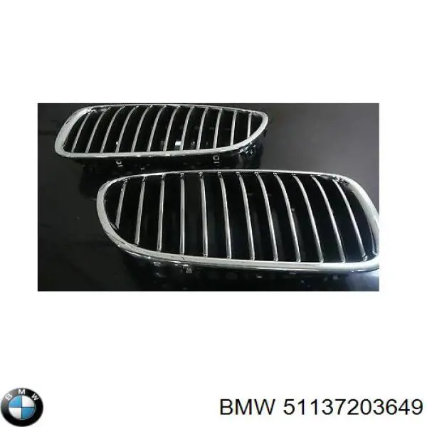 Решітка радіатора ліва 51137203649 BMW