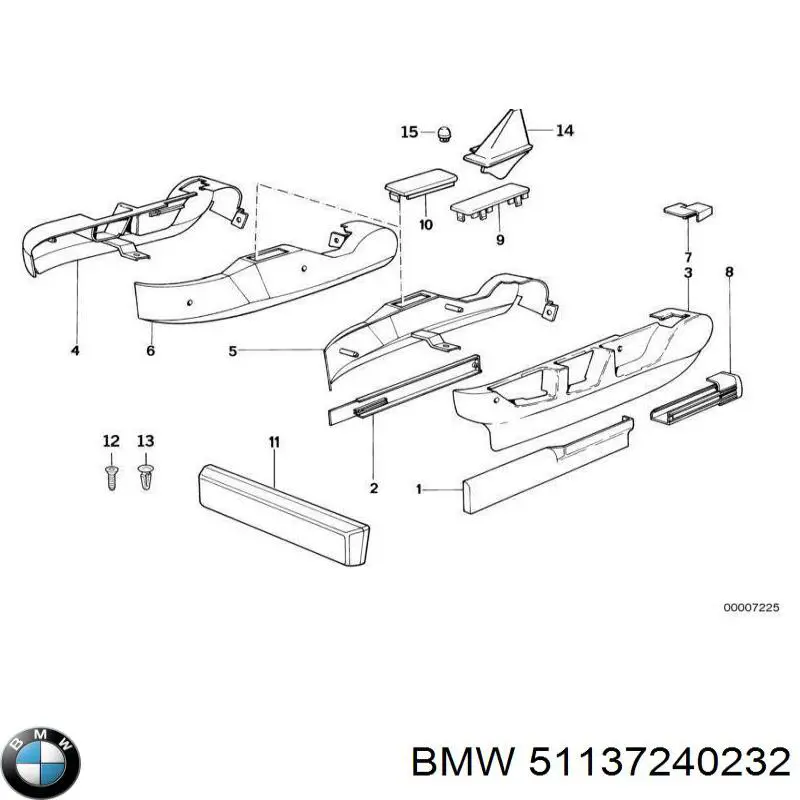  BMW 51137240232 ціна, від 113.20 USD