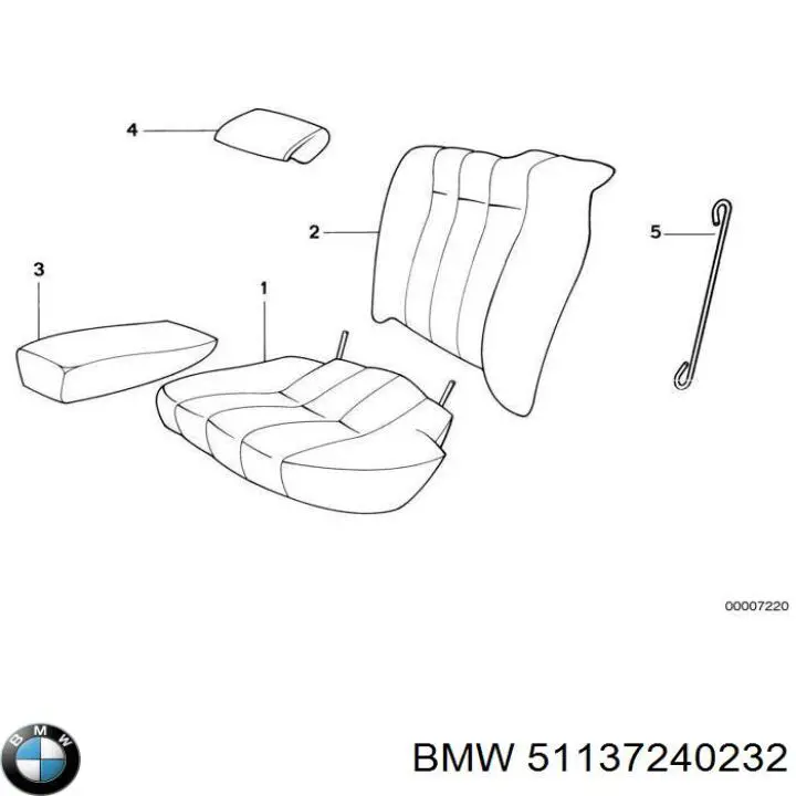 Купити 51137240232 BMW 