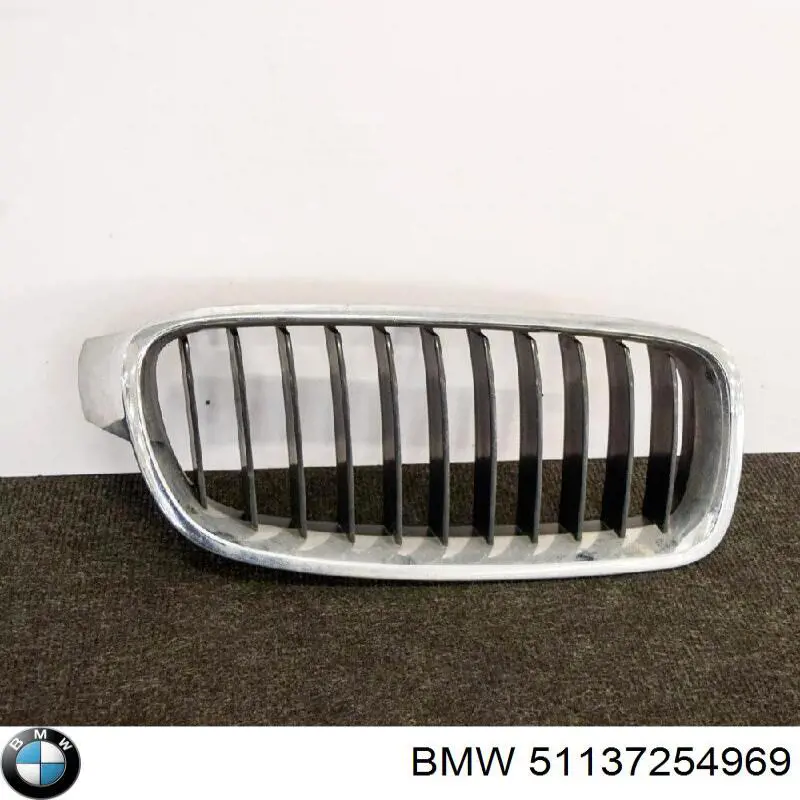 Решітка радіатора ліва BMW 51137254969 ціна, від 38.31 USD