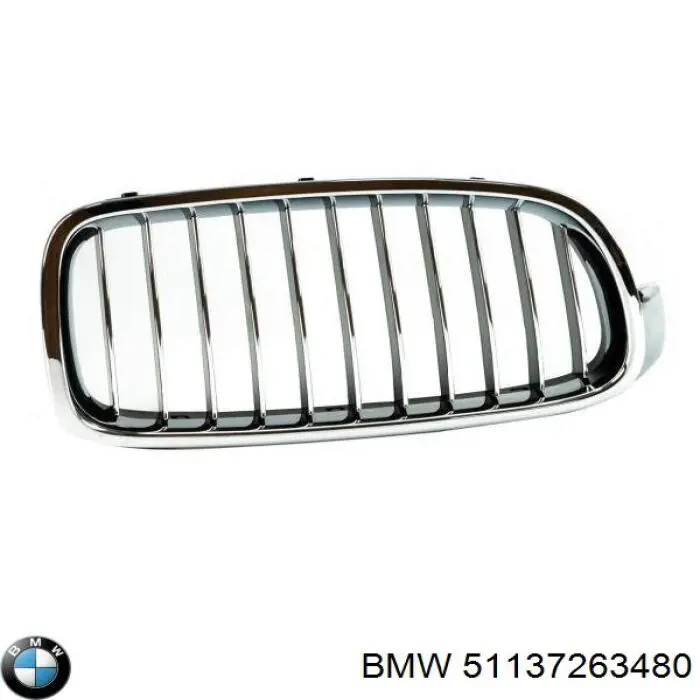 Решітка радіатора права BMW 51137263480 ціна, від 22.43 USD