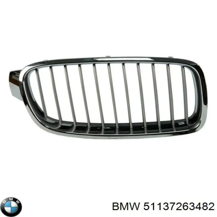 Купити 51137263482 BMW Решітка радіатора права