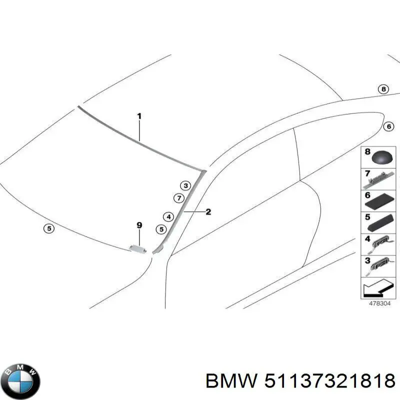 51137321818 BMW 