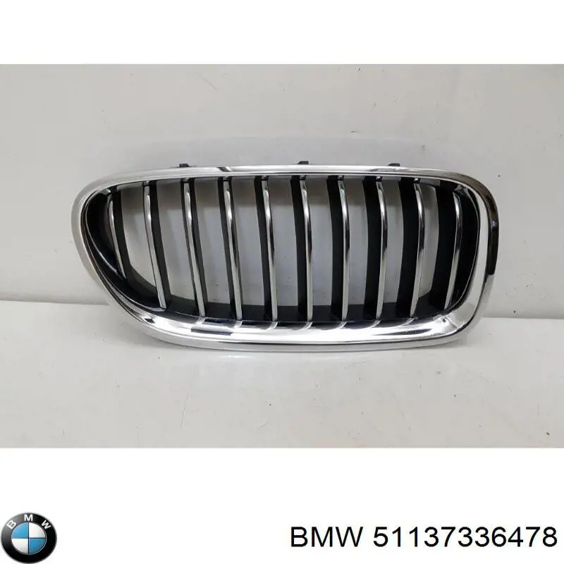 Решітка радіатора права 51137336478 BMW