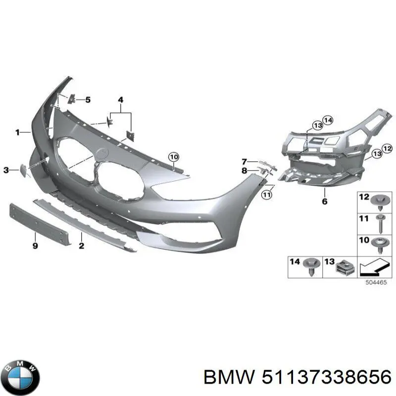 BMW 51137338656 ціна, від 74.12 USD