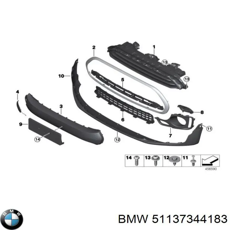 Обшивка стійки кузова внутрішня, передня ліва BMW 51137344183 ціна, від 63.35 USD