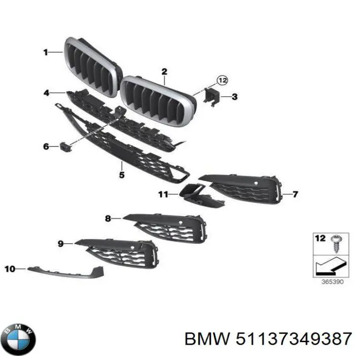 51137349387 BMW 