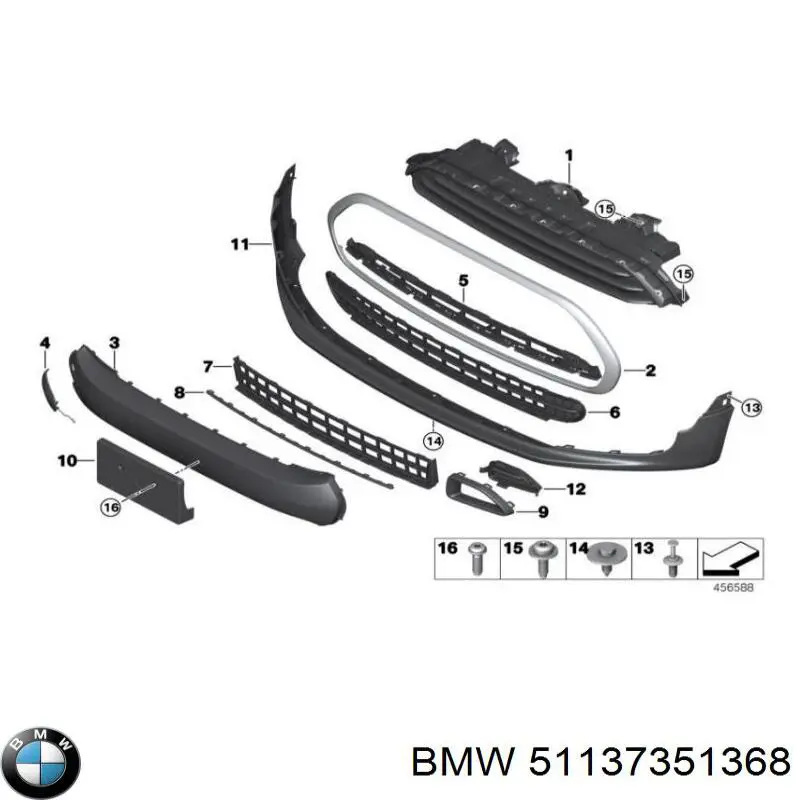  BMW 51137351368 ціна, від 121.84 USD