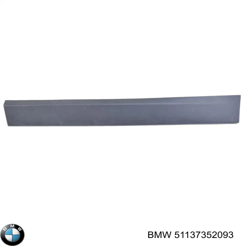 Молдинг задніх лівих дверей BMW 51137352093 ціна, від 16.93 USD