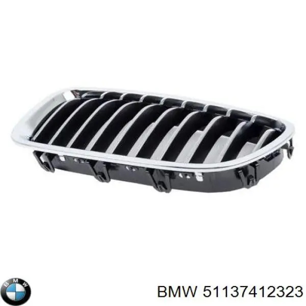 Решітка радіатора ліва BMW 7336477 ціна, від 25.31 USD