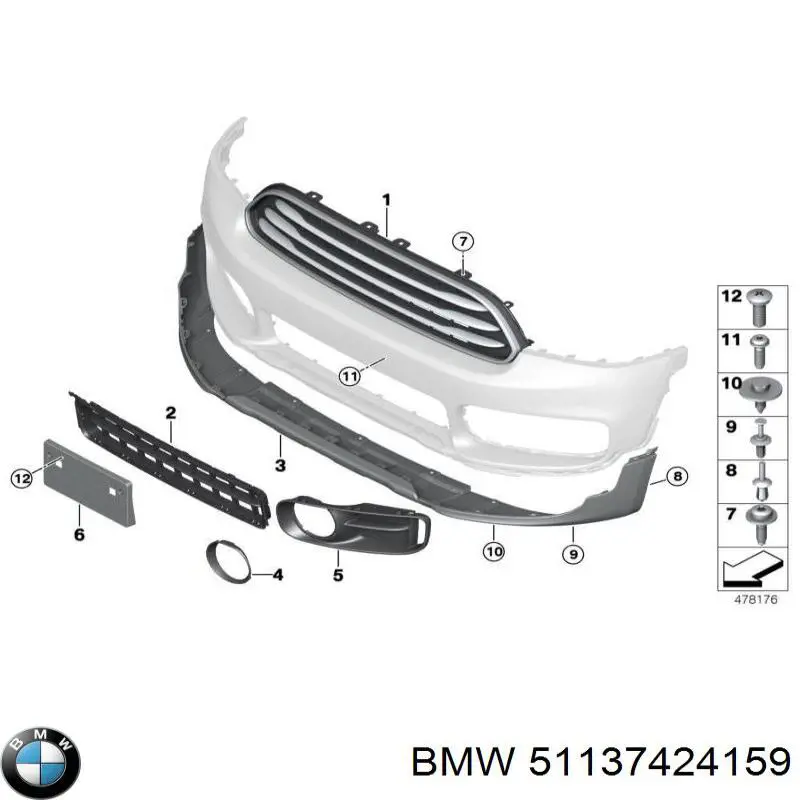  BMW 51137424159 ціна, від 36.23 USD