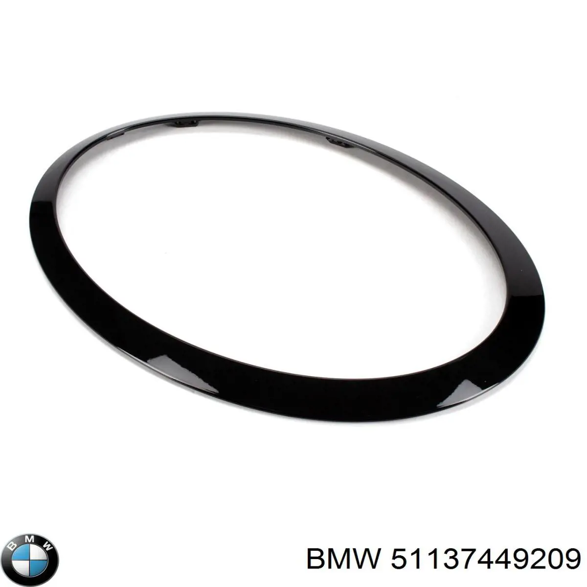 Рамка/облицювання фари лівої BMW 51137449209 ціна, від 88.77 USD