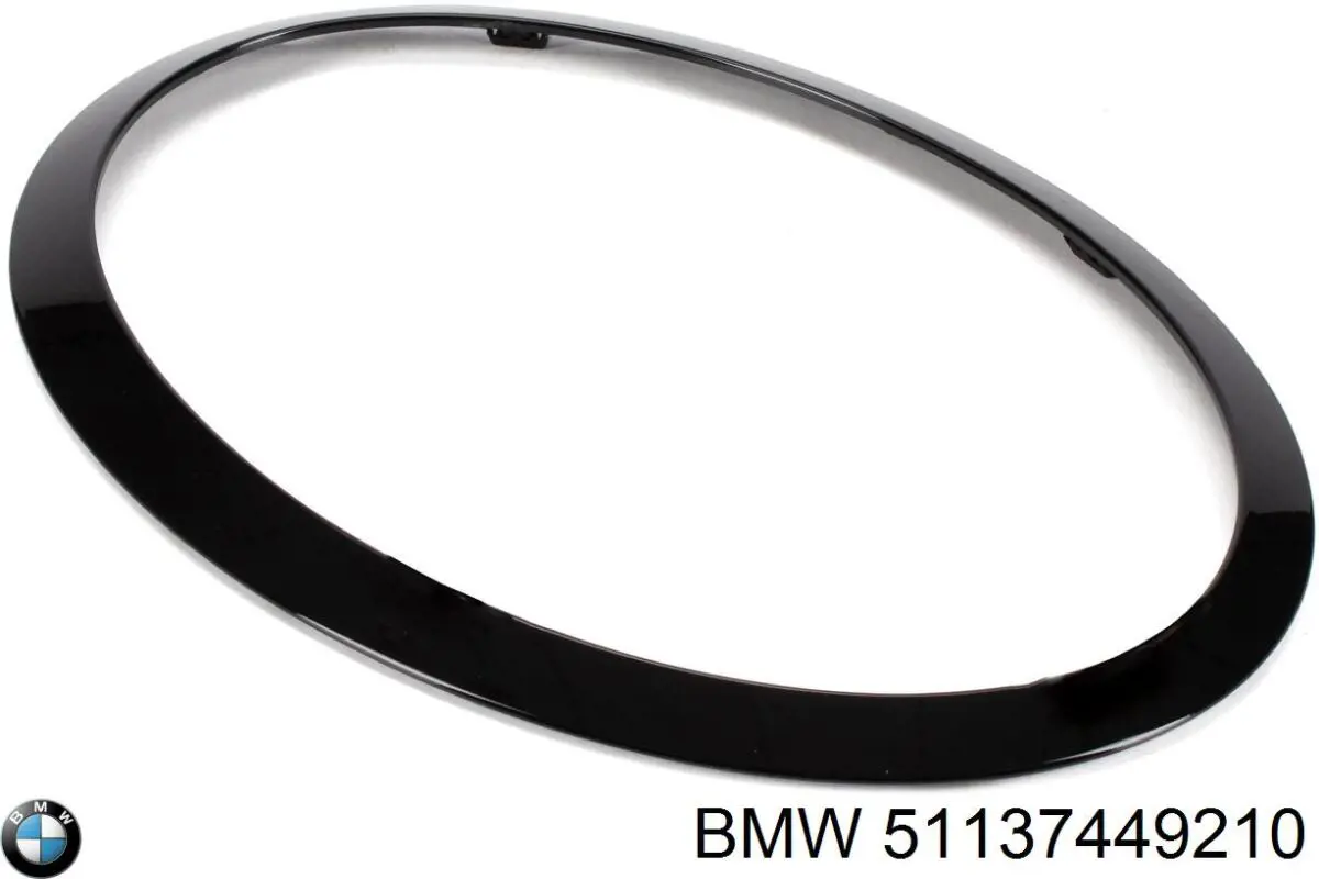 Рамка/облицювання фари правої BMW 51137449210 ціна, від 87.05 USD