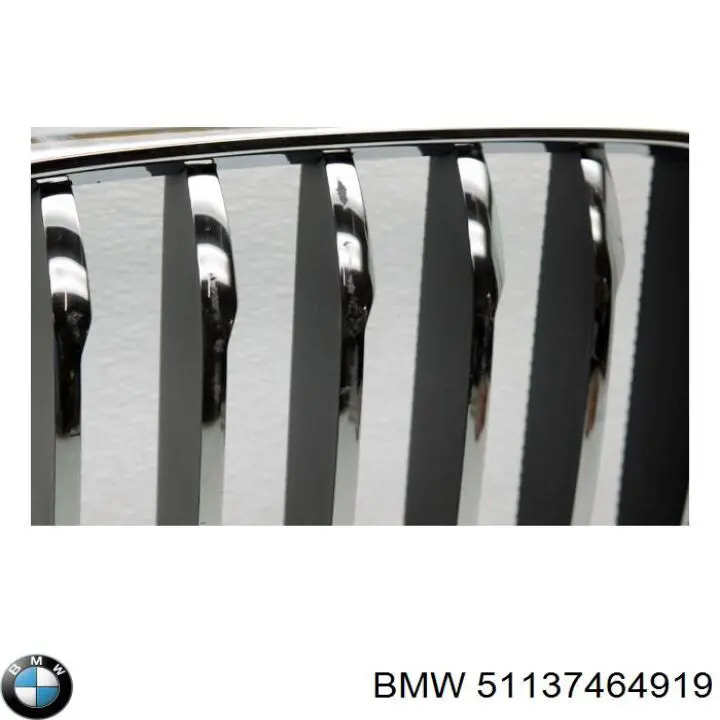 Решітка радіатора ліва 51137464919 BMW