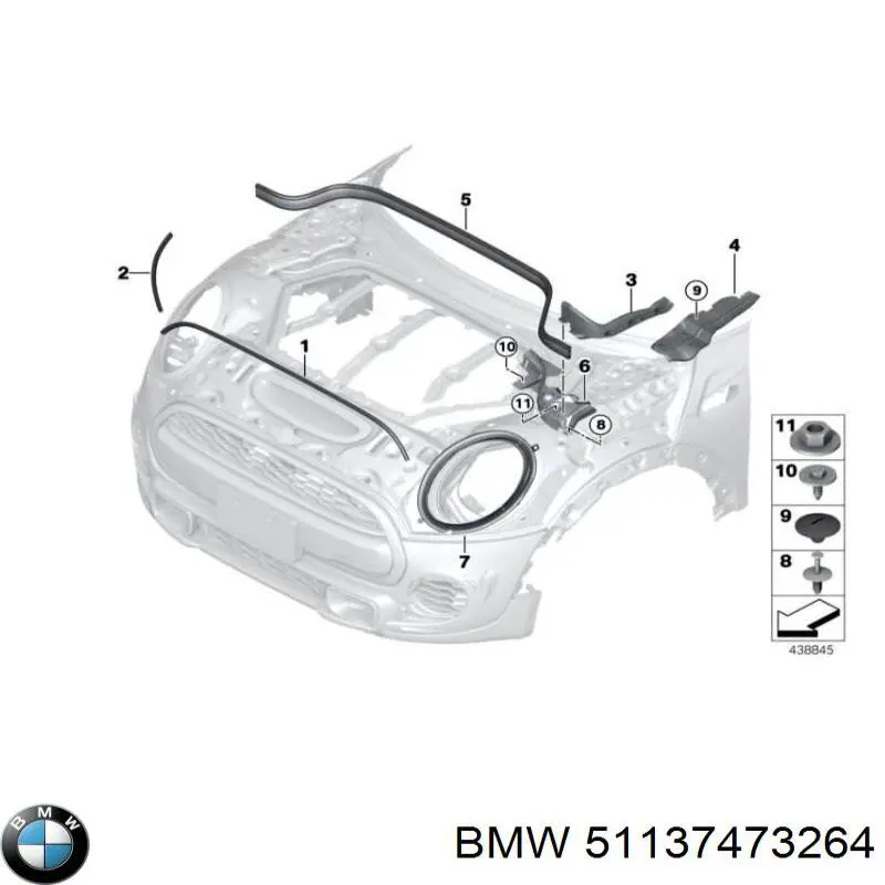  BMW 51137473264 ціна, від 75.31 USD