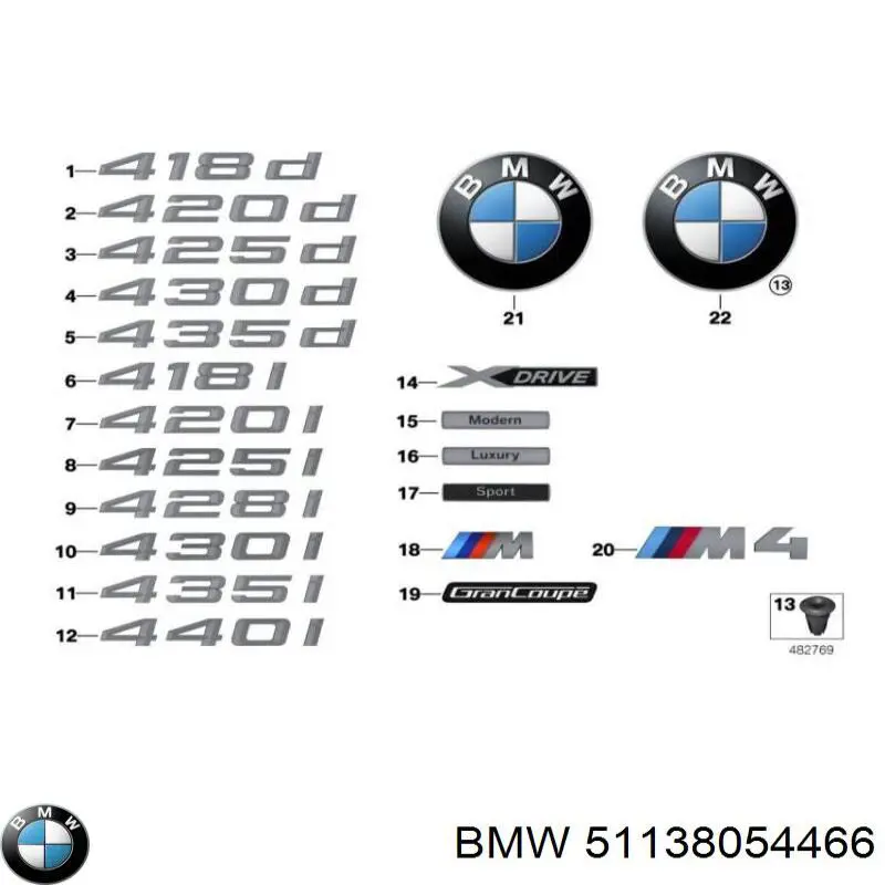 51138054466 BMW 
