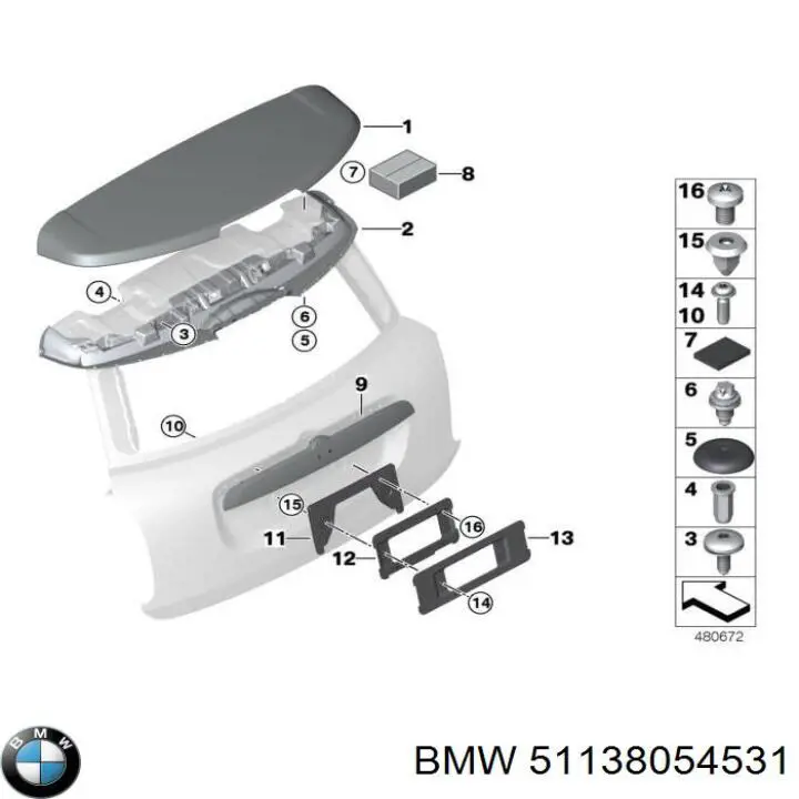 51118054531 BMW 