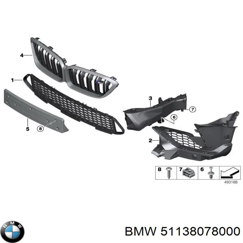  BMW 51135A386B3 ціна, від 338.35 USD