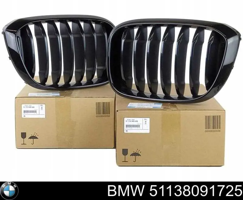 Купити 51138091725 BMW Решітка радіатора ліва