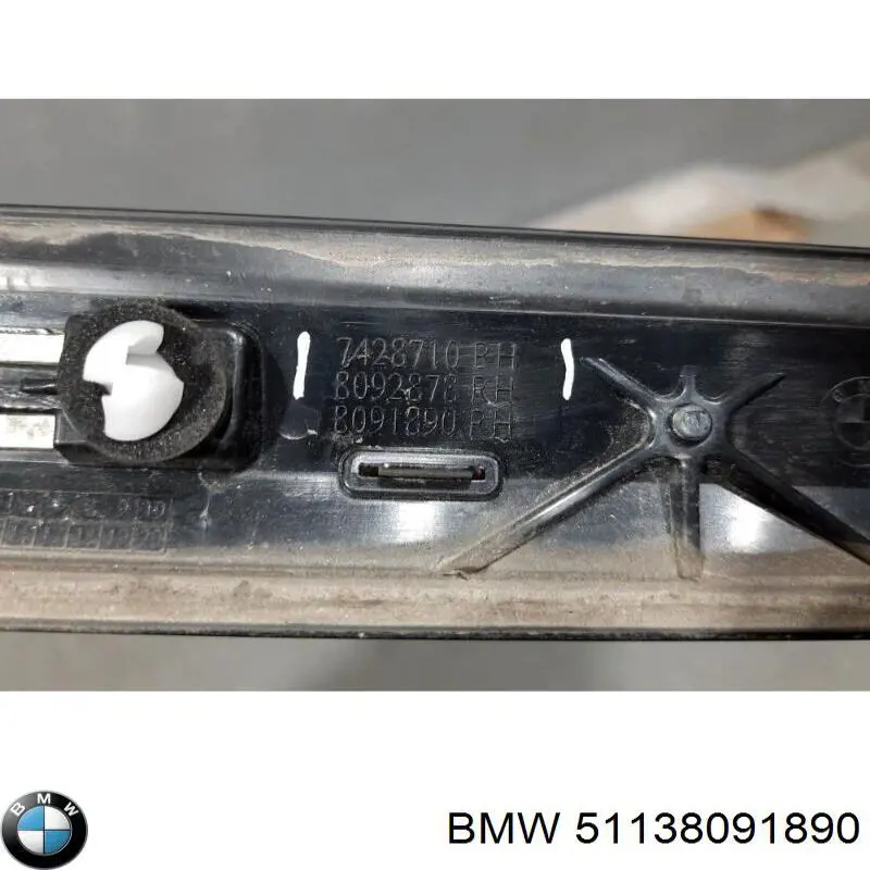 51138091890 BMW Накладка задніх правих дверей, нижня