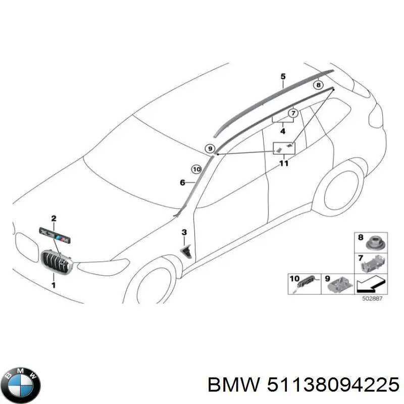 51138094225 BMW 