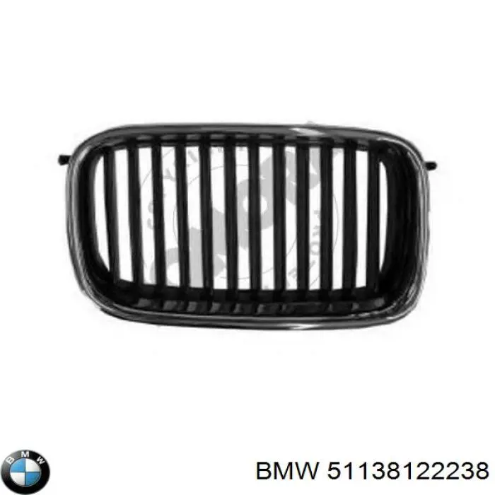 Купити 51138122238 BMW Решітка радіатора права