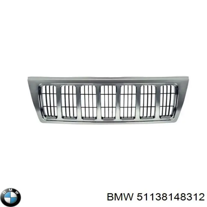 Решітка радіатора права BMW 51138148312 ціна, від 13.15 USD