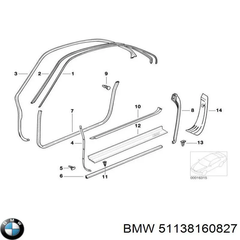 51138160827 BMW 
