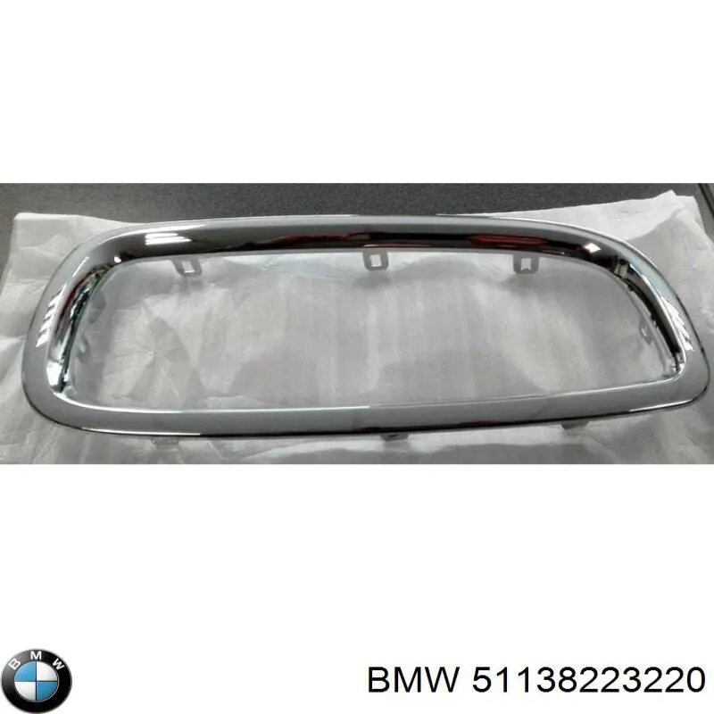 Решітка радіатора права BMW 51138223220 ціна, від 12.54 USD