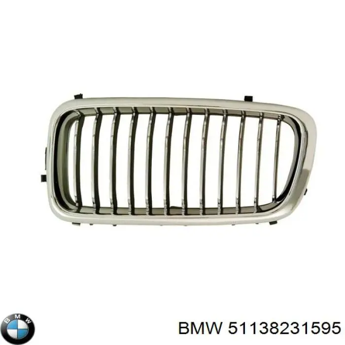 Решітка радіатора ліва 51138231595 BMW