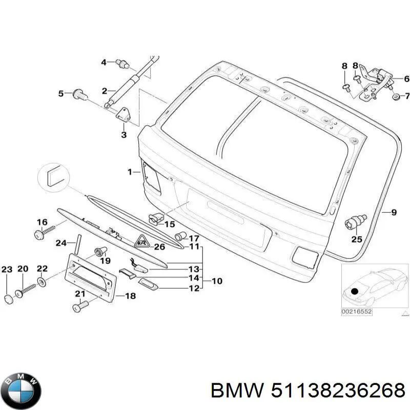  51138236268 BMW