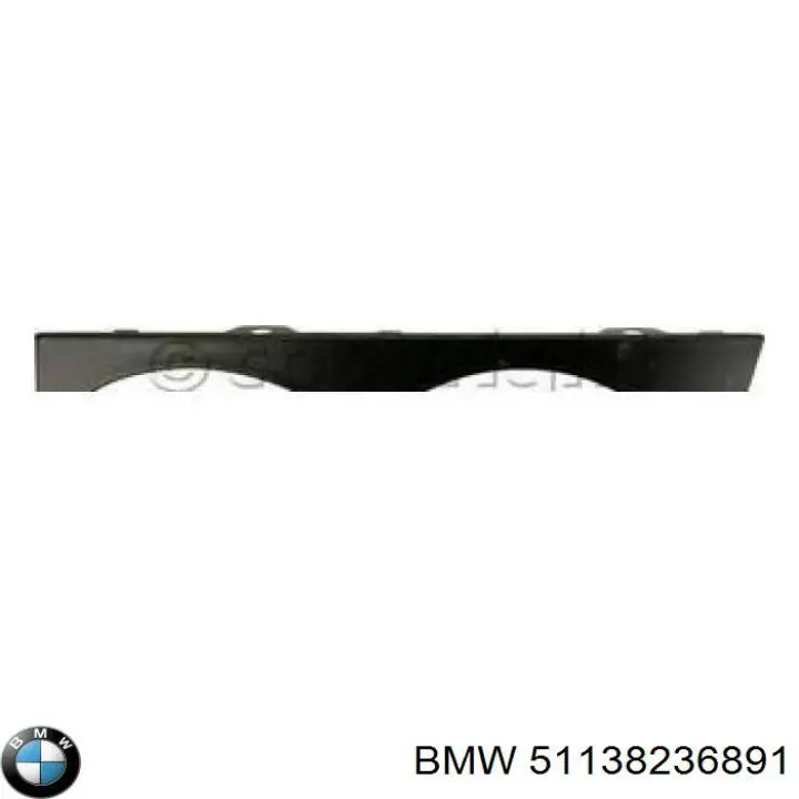51138236891 BMW вія (накладка лівої фари)