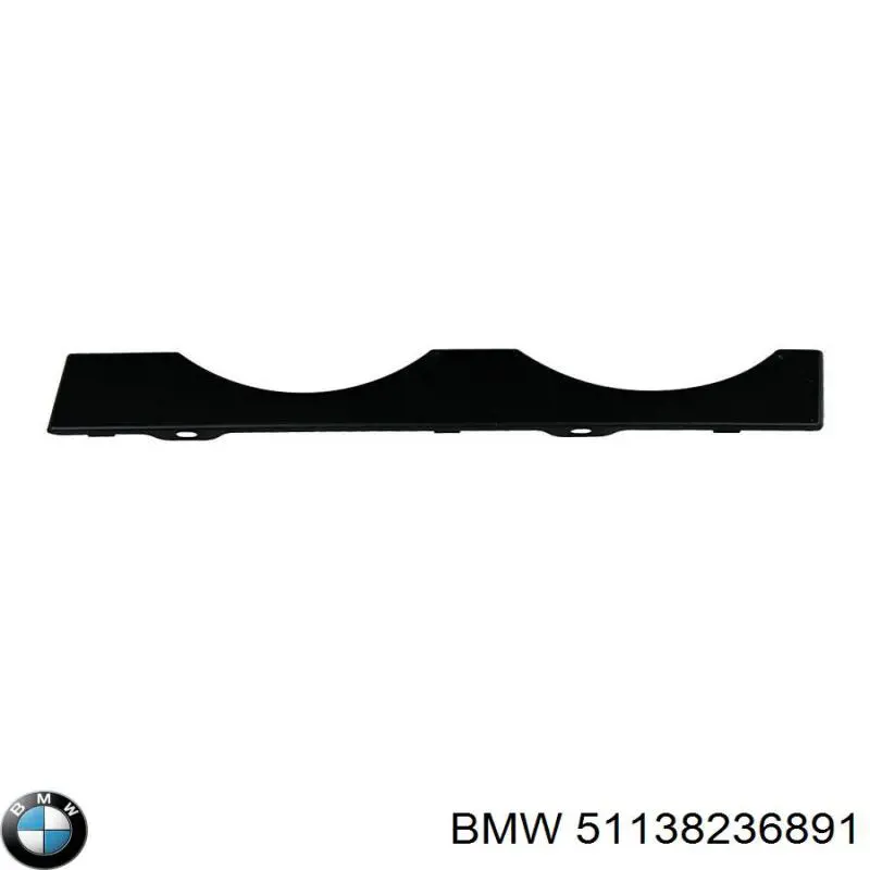 Купити 51138236891 BMW Вія (накладка) лівої фари