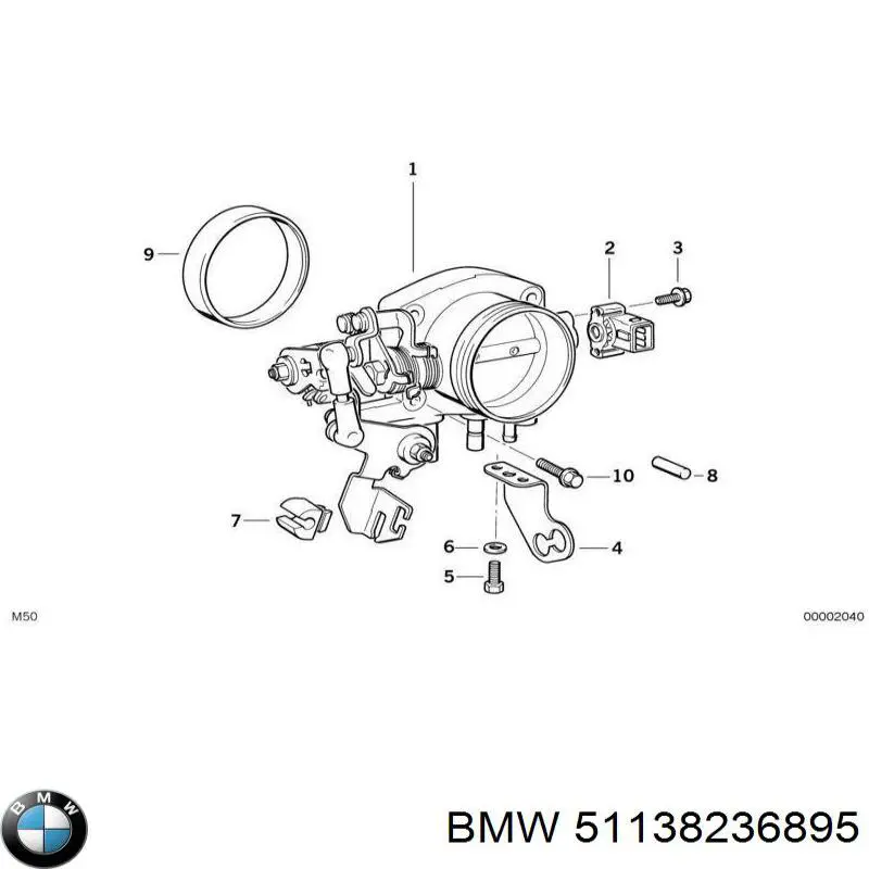  BMW 51138236895 ціна, від 36.36 USD