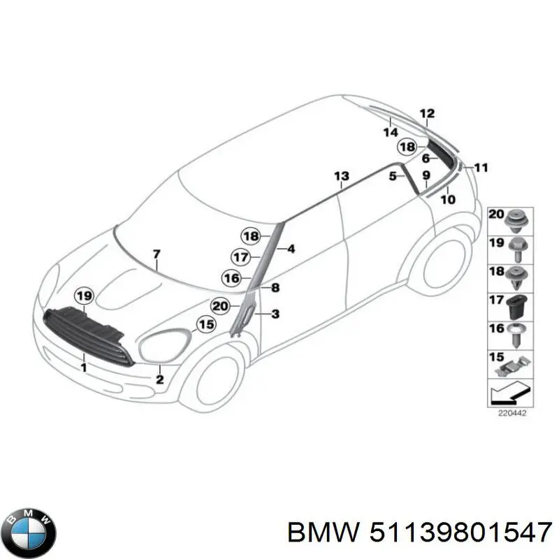 51139801547 BMW 