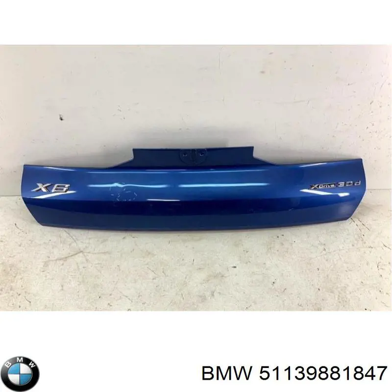 Накладка двері багажника BMW 51139881847 ціна, від 253.33 USD