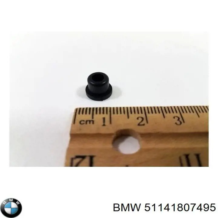 Пістон (кліп) кріплення решітки радіатора до панелі 51141807495 BMW
