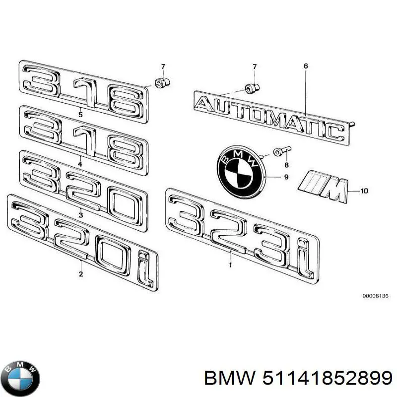 51141852899 BMW 