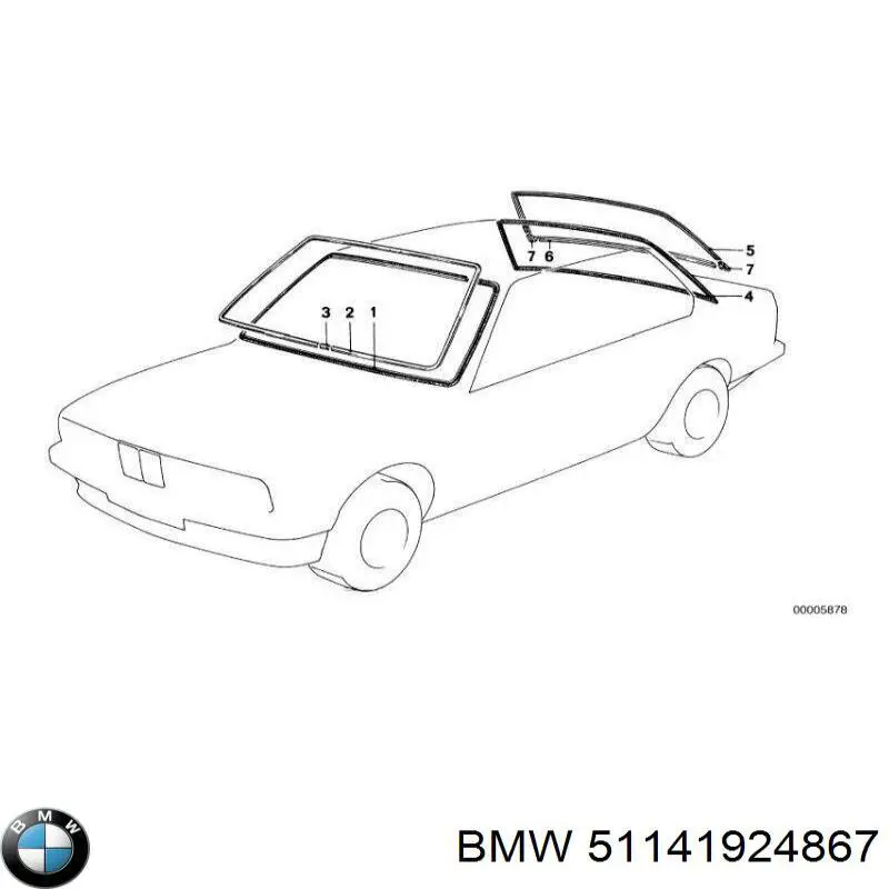 Емблема на кришку багажника, фірм.значок BMW 51141924867 ціна, від 52.34 USD