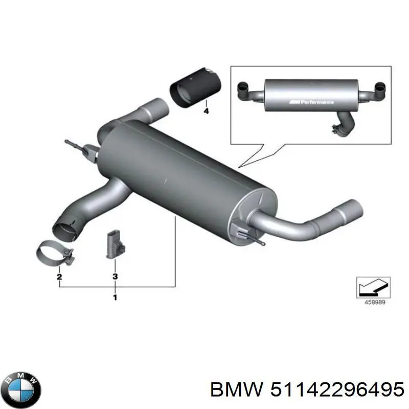 51142296495 BMW Емблема капота