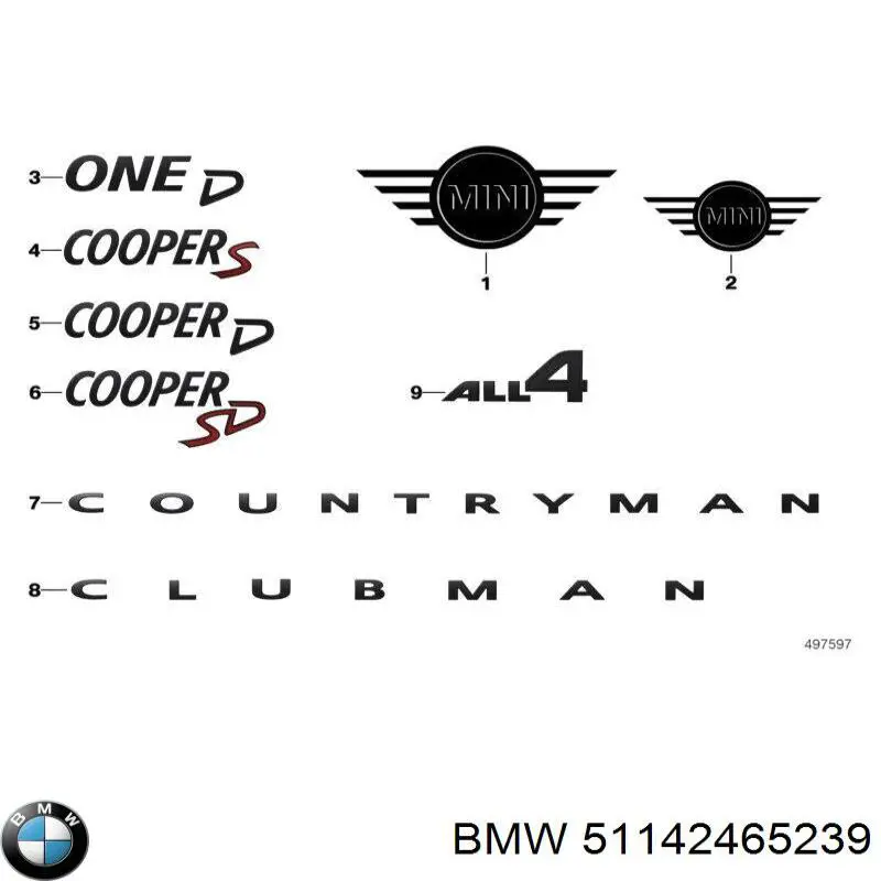 51142465239 BMW 