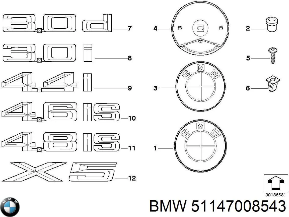 51147008543 BMW 
