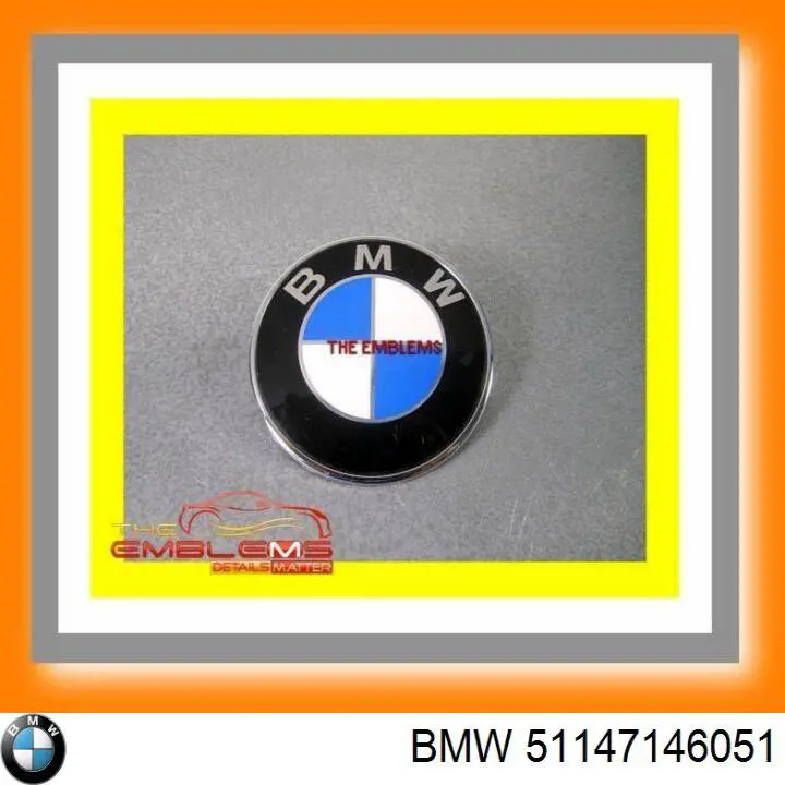 Купити 51147146051 BMW Емблема капота