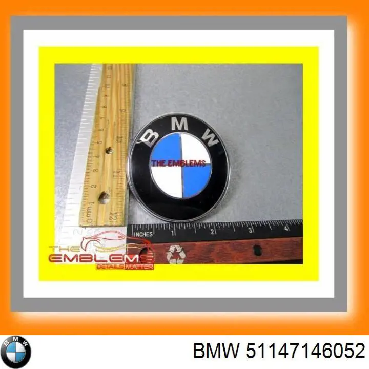 Купити 51147146052 BMW Емблема капота