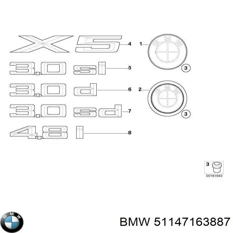 51147163887 BMW 
