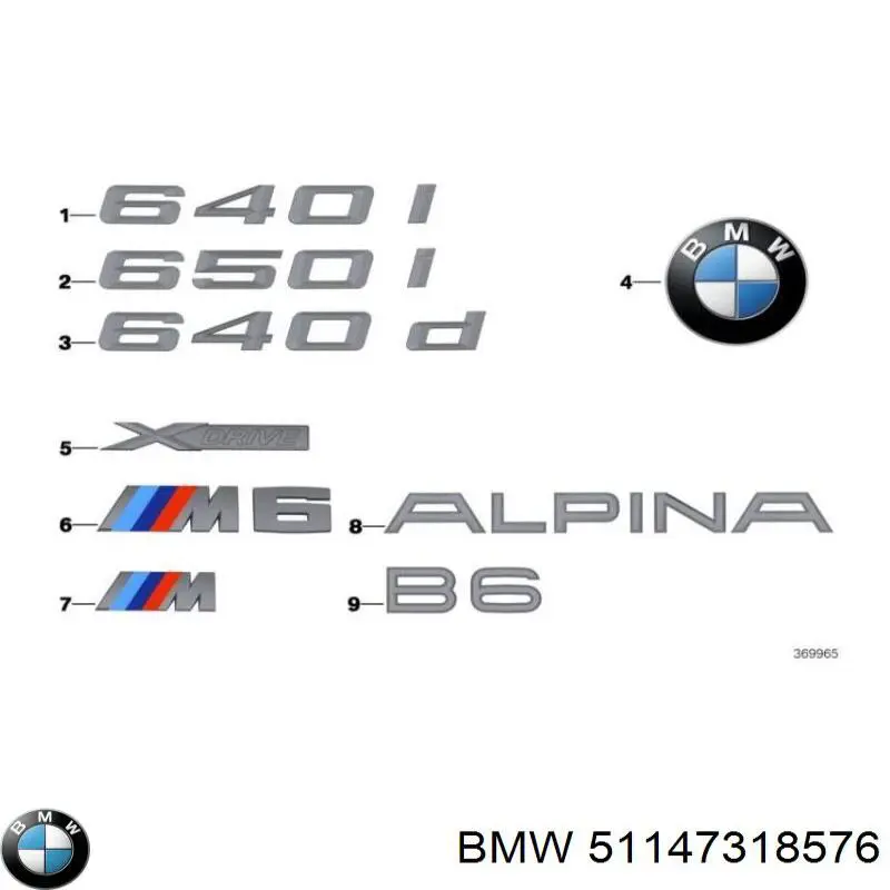  BMW 51147318576 ціна, від 6.33 USD