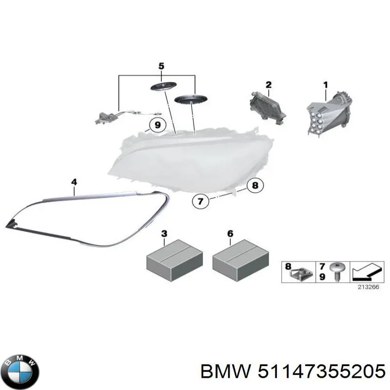  BMW 51147355205 ціна, від 28.12 USD